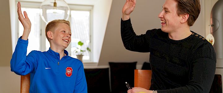 Elev opplever mestring i norskundervisningen.