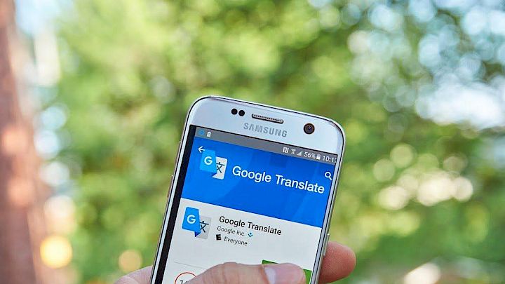 Illustration af Google translate