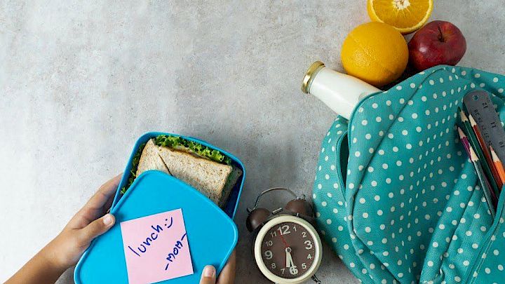 Madpakke klar til skolestart