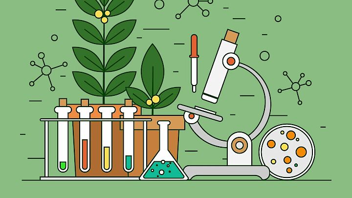 Illustration af biologi